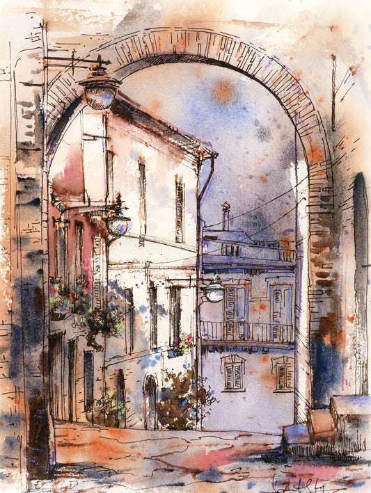 Italian village