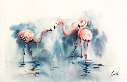 Flamingos Scene
