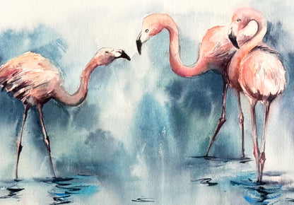 Flamingos Scene